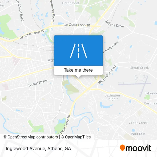 Inglewood Avenue map