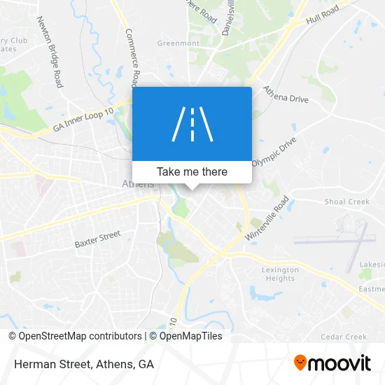 Herman Street map