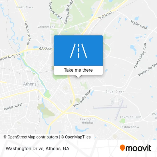 Washington Drive map