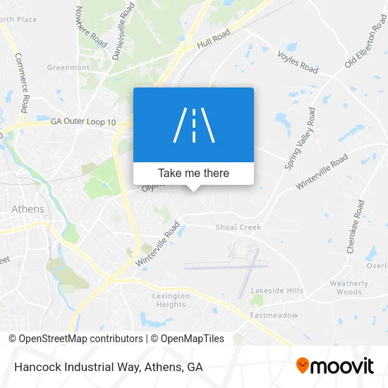 Hancock Industrial Way map
