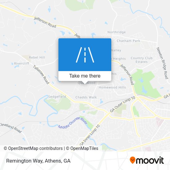Mapa de Remington Way