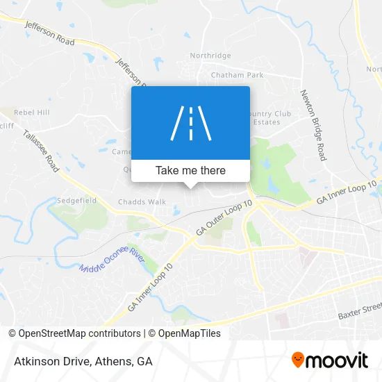 Atkinson Drive map