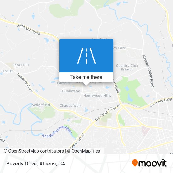 Mapa de Beverly Drive