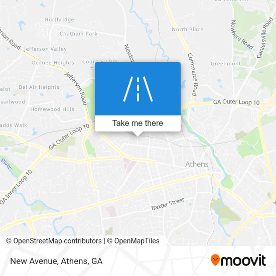 New Avenue map