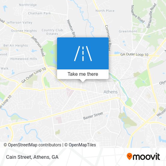 Mapa de Cain Street