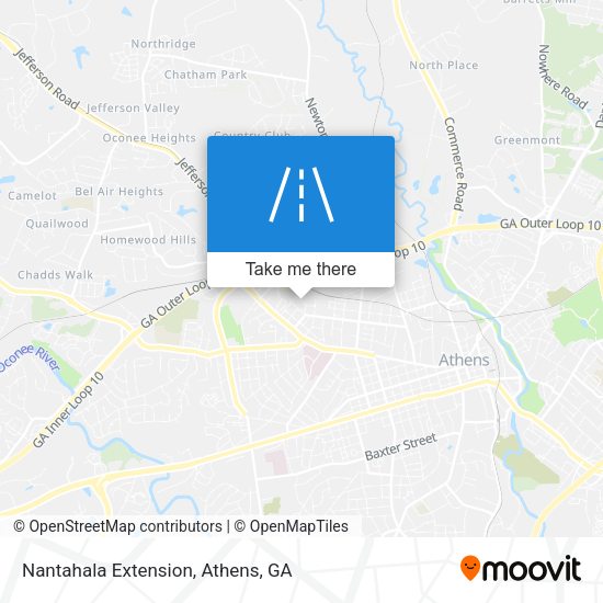 Mapa de Nantahala Extension