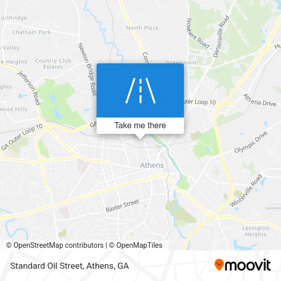 Standard Oil Street map