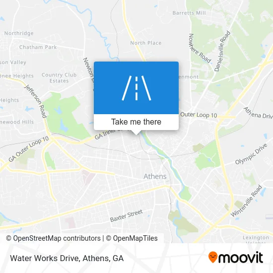 Water Works Drive map