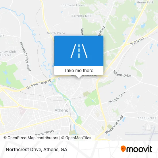 Northcrest Drive map