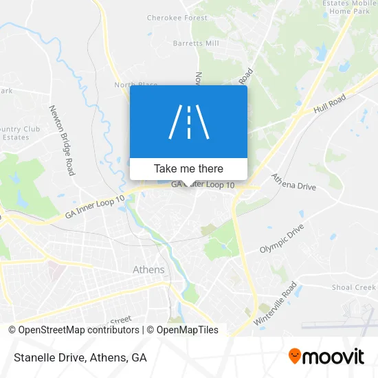 Stanelle Drive map