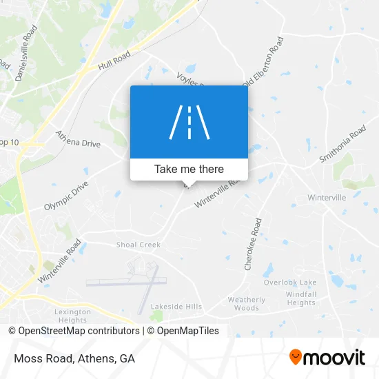 Moss Road map