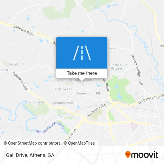 Gail Drive map