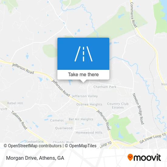 Morgan Drive map