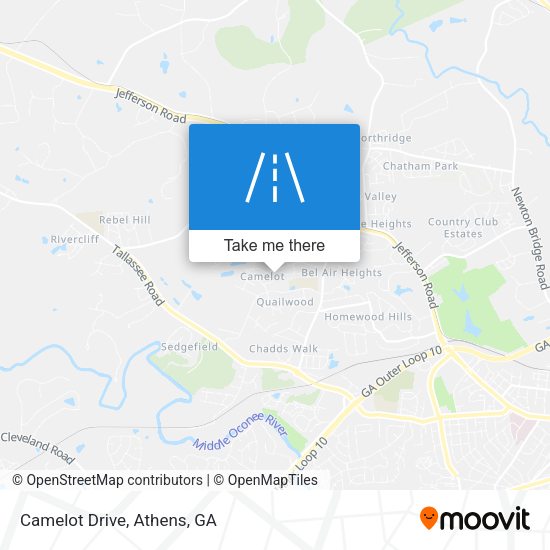 Mapa de Camelot Drive