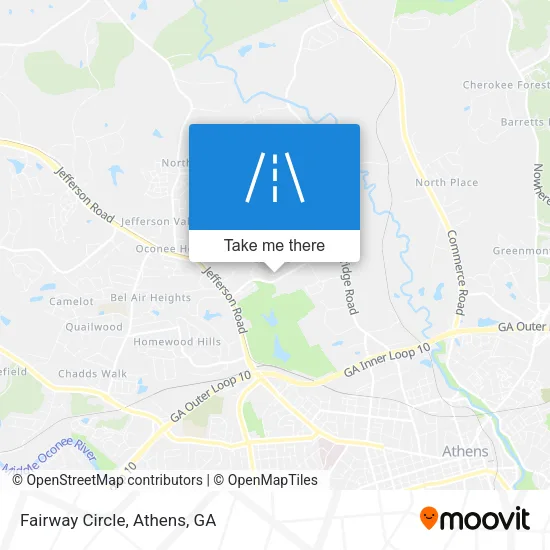 Fairway Circle map