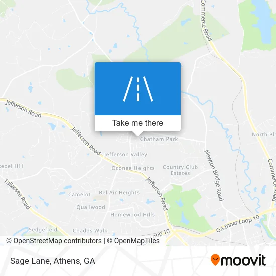 Sage Lane map