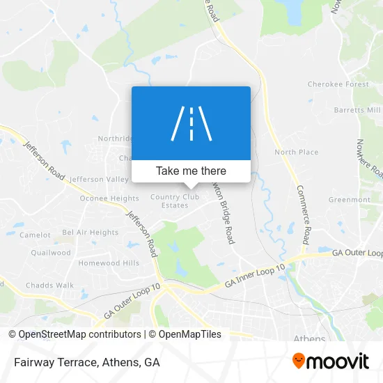 Fairway Terrace map