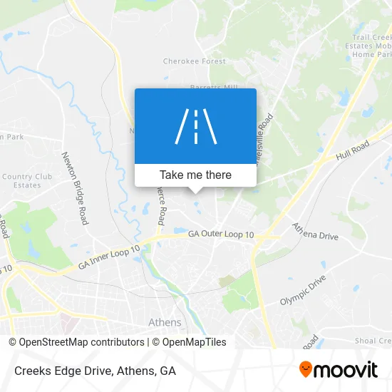 Creeks Edge Drive map