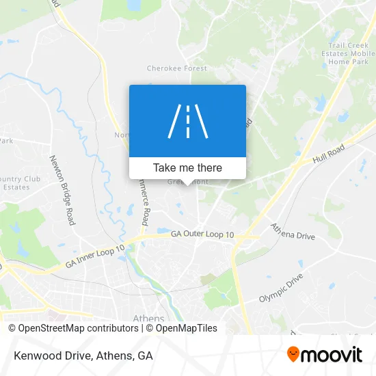 Kenwood Drive map
