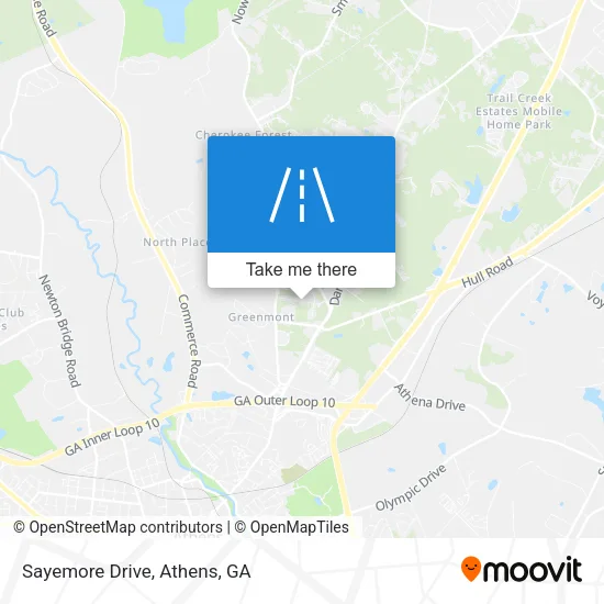 Sayemore Drive map