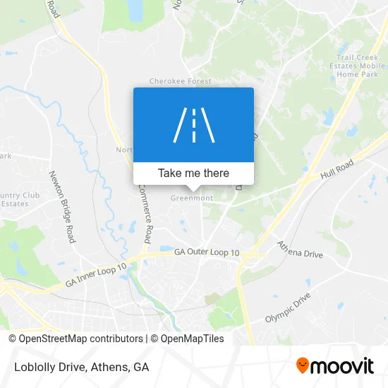 Loblolly Drive map