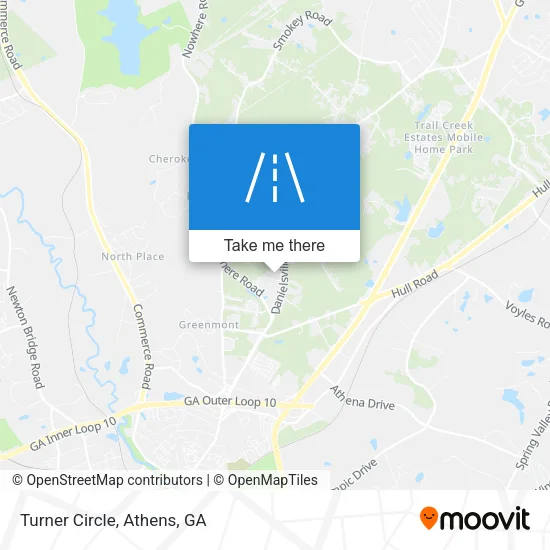 Turner Circle map