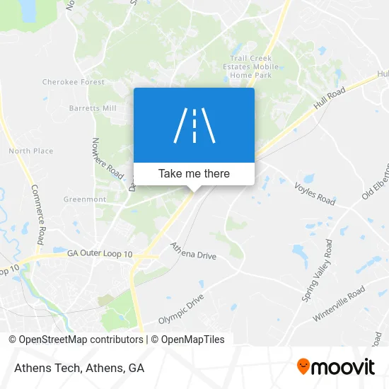 Athens Tech map