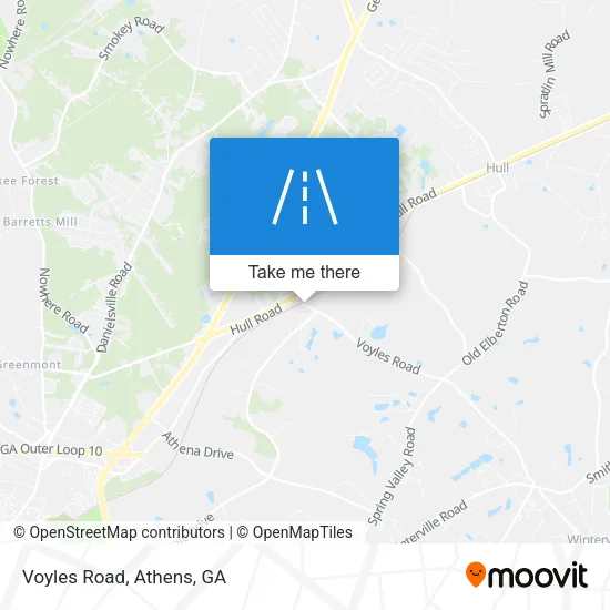 Voyles Road map