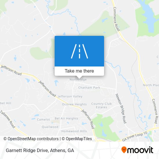 Garnett Ridge Drive map