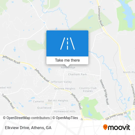 Elkview Drive map