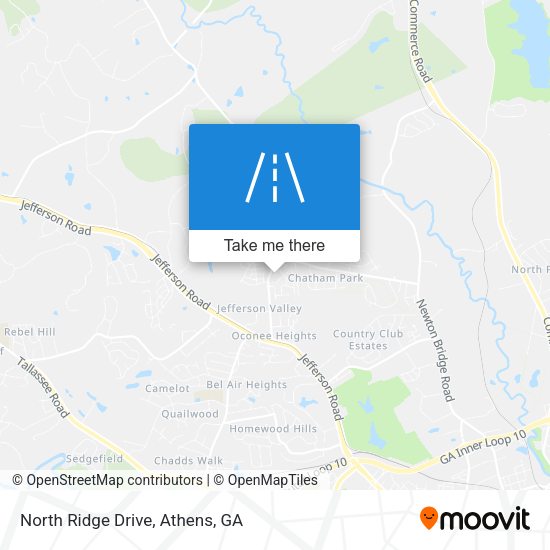 Mapa de North Ridge Drive