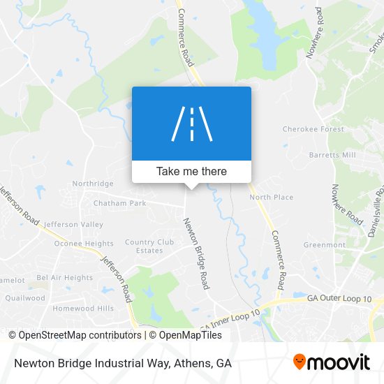 Newton Bridge Industrial Way map