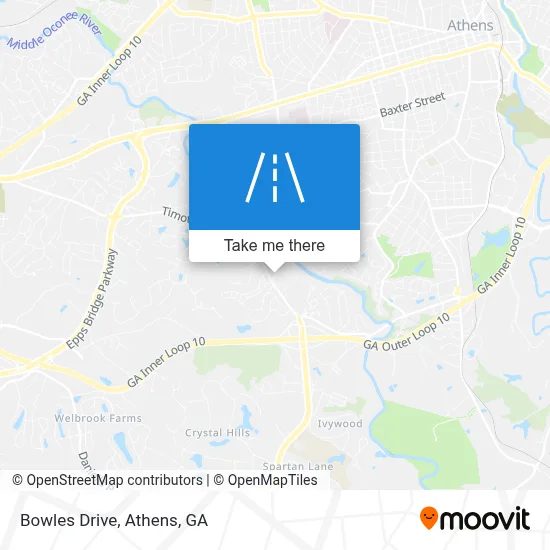 Bowles Drive map