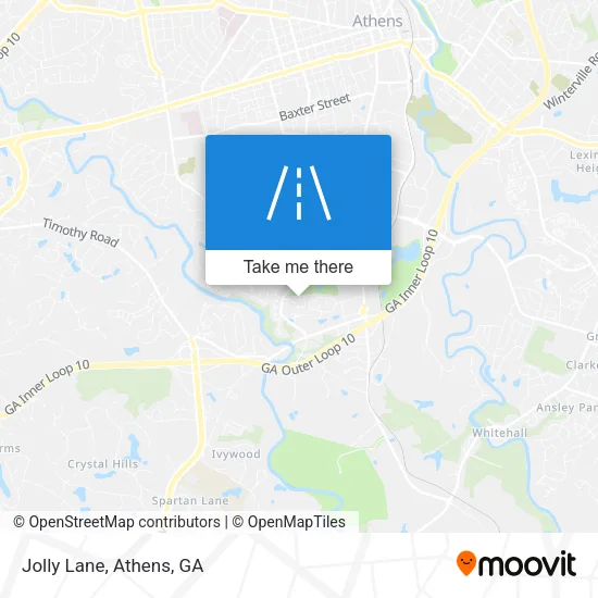 Jolly Lane map