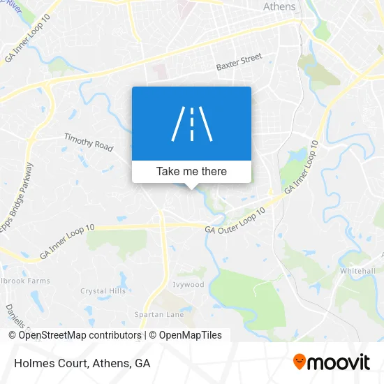 Holmes Court map
