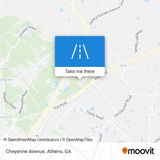 Mapa de Cheyenne Avenue
