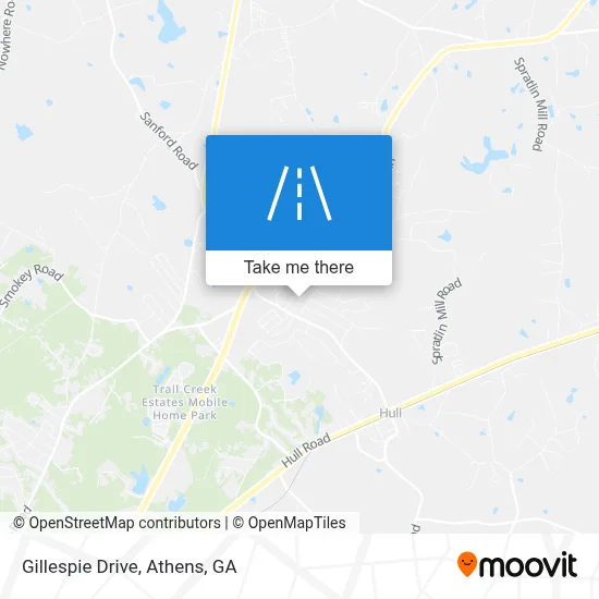 Gillespie Drive map