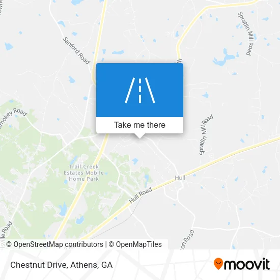 Chestnut Drive map