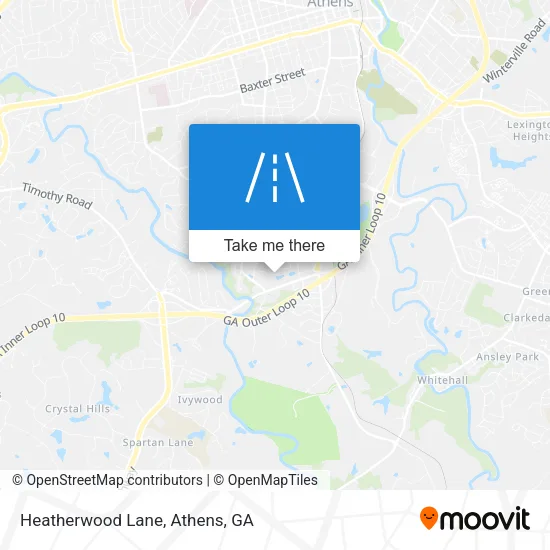 Heatherwood Lane map