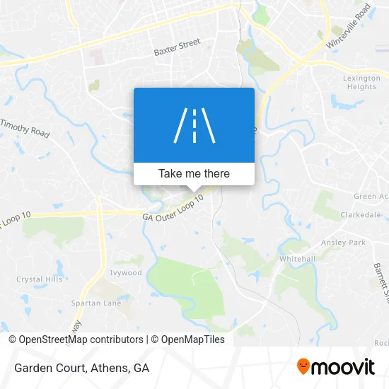 Garden Court map