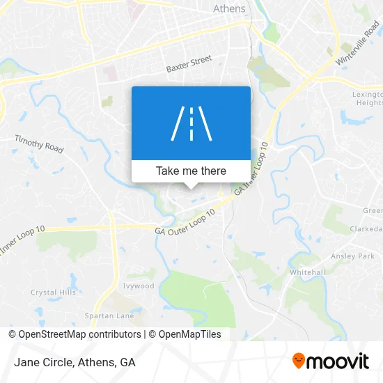 Jane Circle map