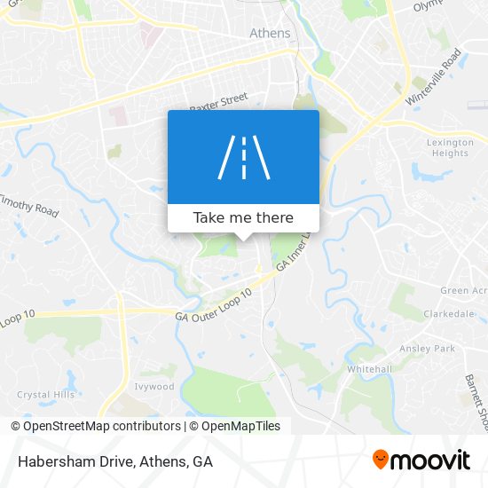 Habersham Drive map