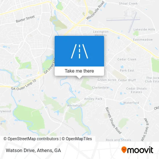 Watson Drive map
