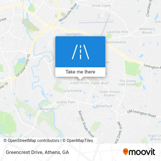 Greencrest Drive map