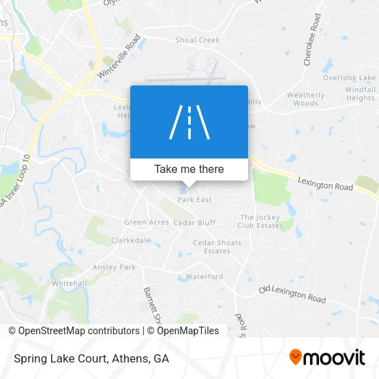 Spring Lake Court map