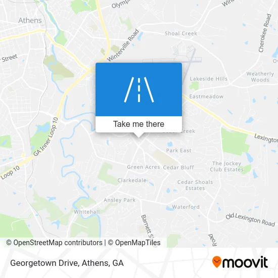 Georgetown Drive map