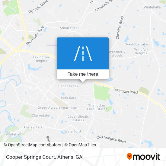 Cooper Springs Court map