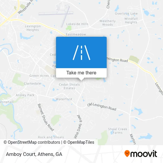 Amboy Court map