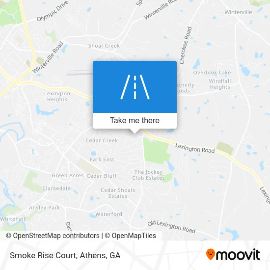 Smoke Rise Court map