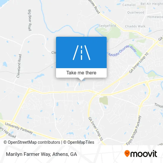 Marilyn Farmer Way map